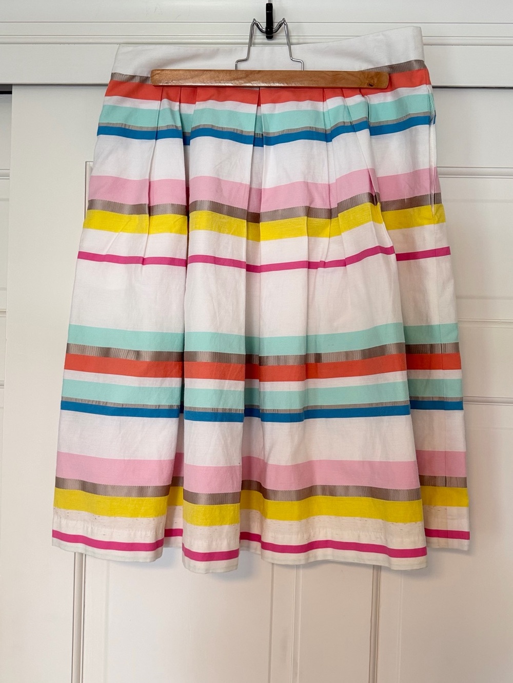 kate spade Multicolor Striped High-Low Skirt - Picture 3 of 4